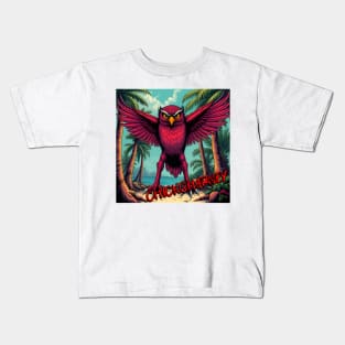 CHICKCHARNEY – FULL COLOUR – FETERS AND LIMERS – CARIBBEAN FOLKLORE EVENT DJ GEAR Kids T-Shirt